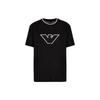SS23 Fitted Solid Color Crew Neck Short Sleeve T-Shirt Men Tops Black 6R1T721-JUVZ1-00A2