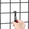 10pcs Rusts Resistant Hangers Heavy Duty Grid Wall Hooks Rustproof Metal Hooks For Decorative Storage Solution