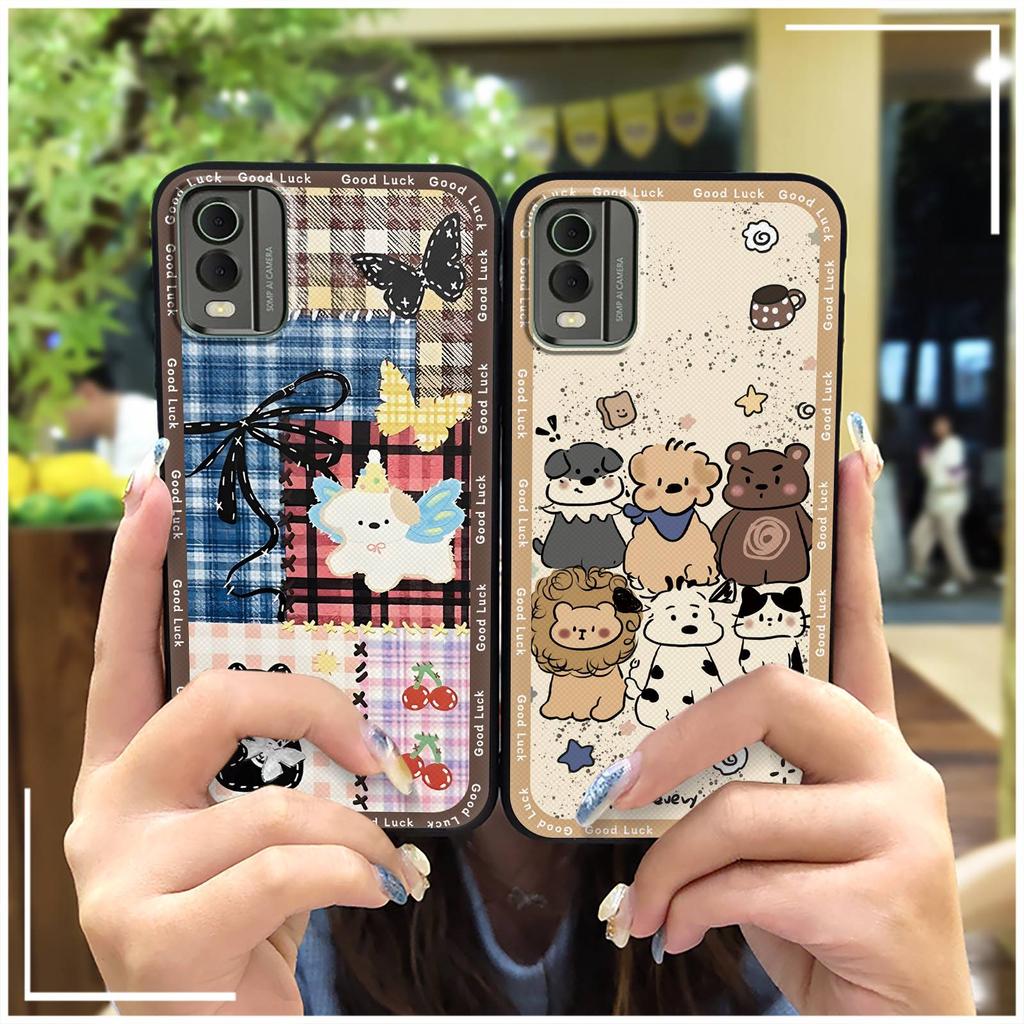 Anti-knock Anti-dust Phone Case For Nokia C32 Back Cover Phone Pouch Durable Graffiti TPU Soft case Dirt-resistant Cute