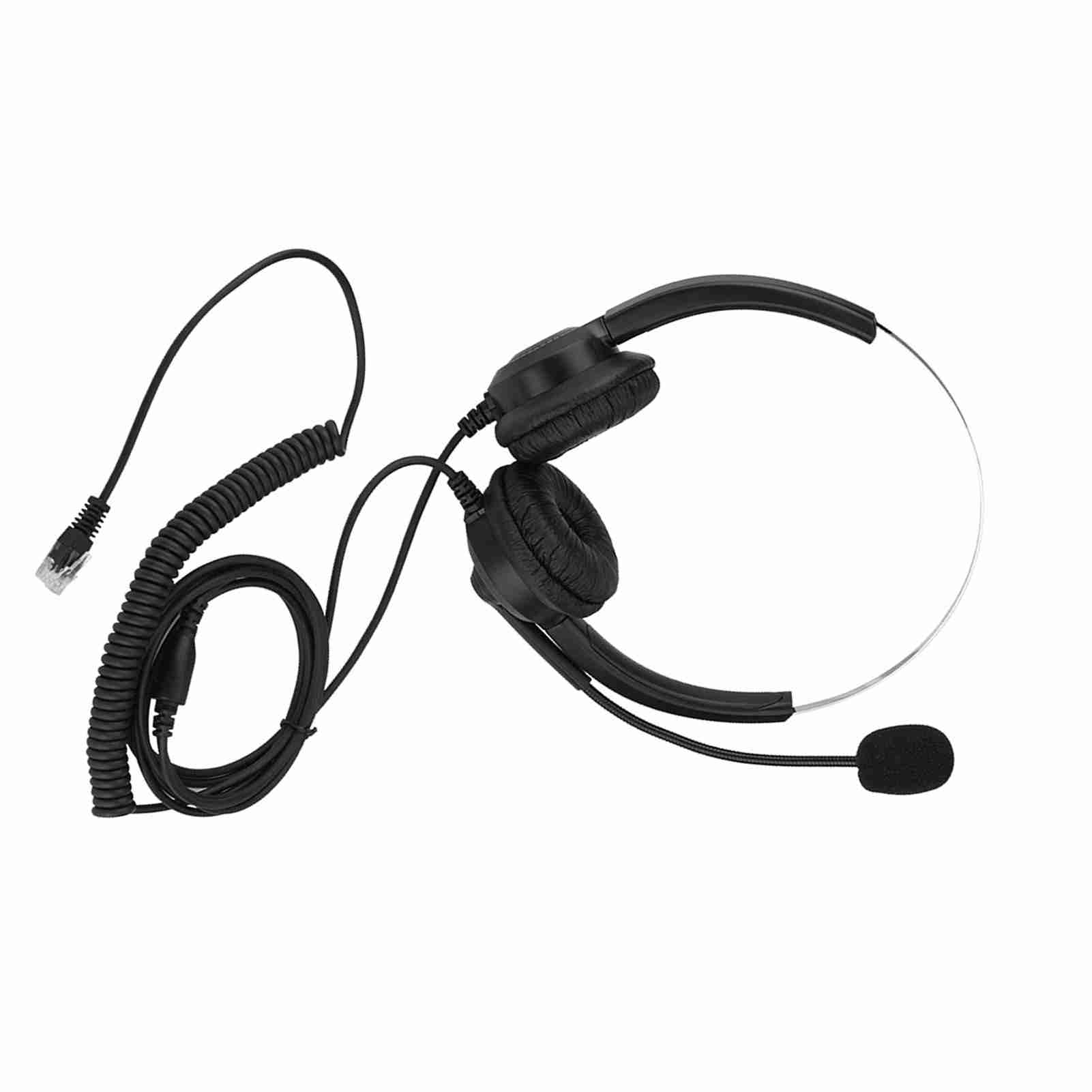 

Lossless Sound Call Center Headphones 330 degrees Rotary Earmuffs Call Center Headset Type 1