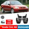 PENTRU Civic 4dr Sedan 1996-2003 Apărătoare de noroi Apărătoare de noroi Apărătoare de noroi Apărătoare de noroi Accesorii pentru mașină Auto Styline față spate 4 buc