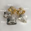 New Hinge Gold Bangle Metal Open Bracelet Jewelry Accessories Solid Color Chunky Bangle Bracelet Punk Alloy Irregular Wrist Cuff