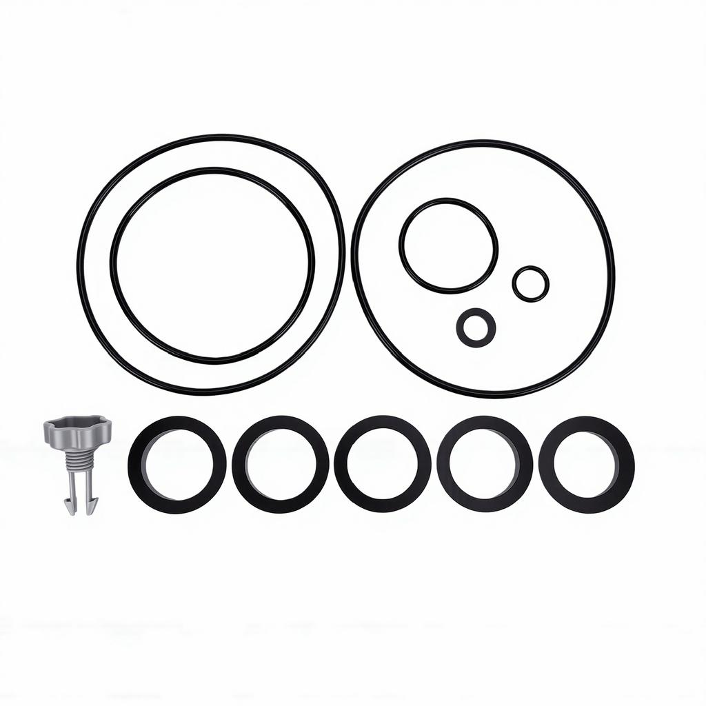 Pool Sand Filter Pump Seal Gasket Parts Rubber 11228 11412 L Shape O Ring Gasket with Air Release Valve for Replacement