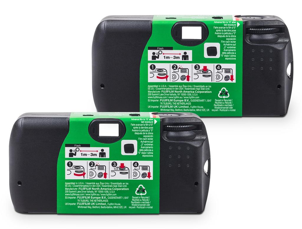 Fujifilm QuickSnap Flash 400 Disposable Camera 2 Pack