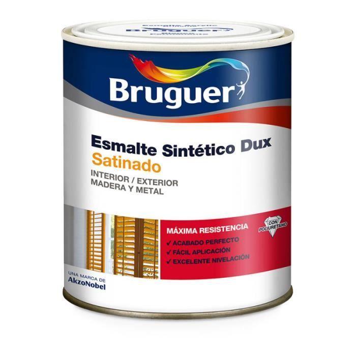 Peinture - Bruguer - Dux Satin Noir - 0,75L - Alkyde - Universel