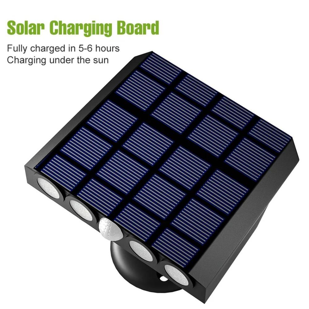 Easy To Install Motion Sensor Street Lamp 3Modes Solar Wall Lamp  Garden Courtyard Exterior