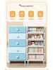 Children's Toy & Snack Storage Plastic Organizer Drawer Cabinet for Home Clothes