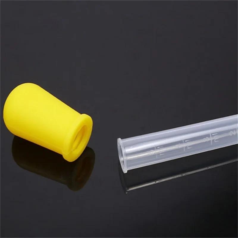 5/10PCS Random Color 5ml Silicone Eye Ear Pipette Dropper Pipette School Lab Experiment Supplies Dropper Feeding Medicine Liquid