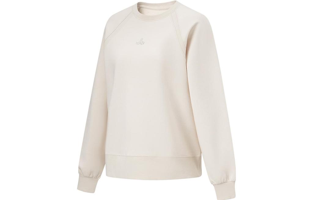 Li Ning Fitness Series Sweatshirt Women's Sand Gravel Gray AWDU116-6
