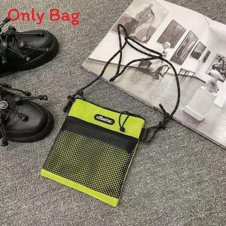 Urban Minimalist Nylon Messenger Bag For Men With Zipper Closure For Daily Use