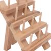 Beech Wood Wooden Thread Rack Foldable Design Bobbin Organizer  For DIY Embroidery