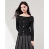Si Shui Nian Hua Women's Elegant Long-Sleeve Sweater