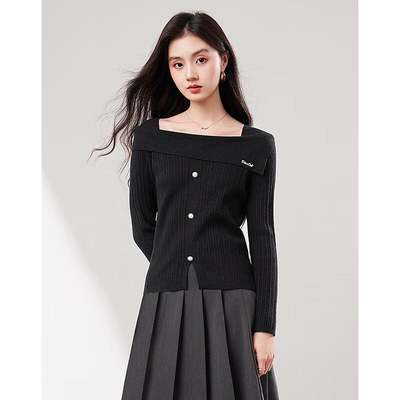 Si Shui Nian Hua Women's Elegant Long-Sleeve Sweater