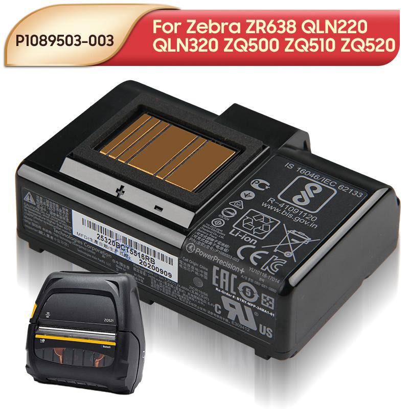 Rechargeable Lithium Battery For Zebra ZR638 QLN220 QLN320 ZQ500 ZQ510 ZQ520 P1089503-003 P1051378 Battery 3400mAh