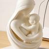 Mother Holding Baby Sculpture 3D Printed Mother And Child Figurine for Nursery Room Table Decor Mother's Day Gifts for New Mom