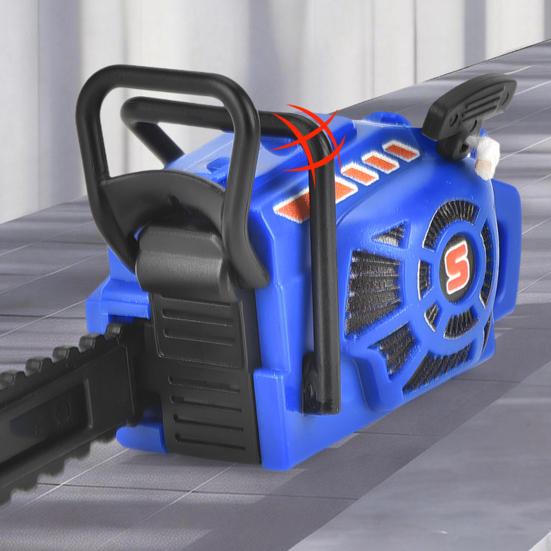 Llavero Cadena de Motosierra Compacta con Cuerda Interactiva para Tirar Juguete de Descompresión Mango Ajustable Cadena de Sierra Desmontable Herramienta Realista