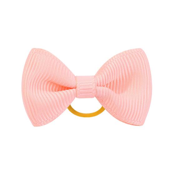 Puppy Dog Hair Bows with Rubber Bands Handmade Small Bowknot Dog Hair Accessories Pet Grooming Supplies