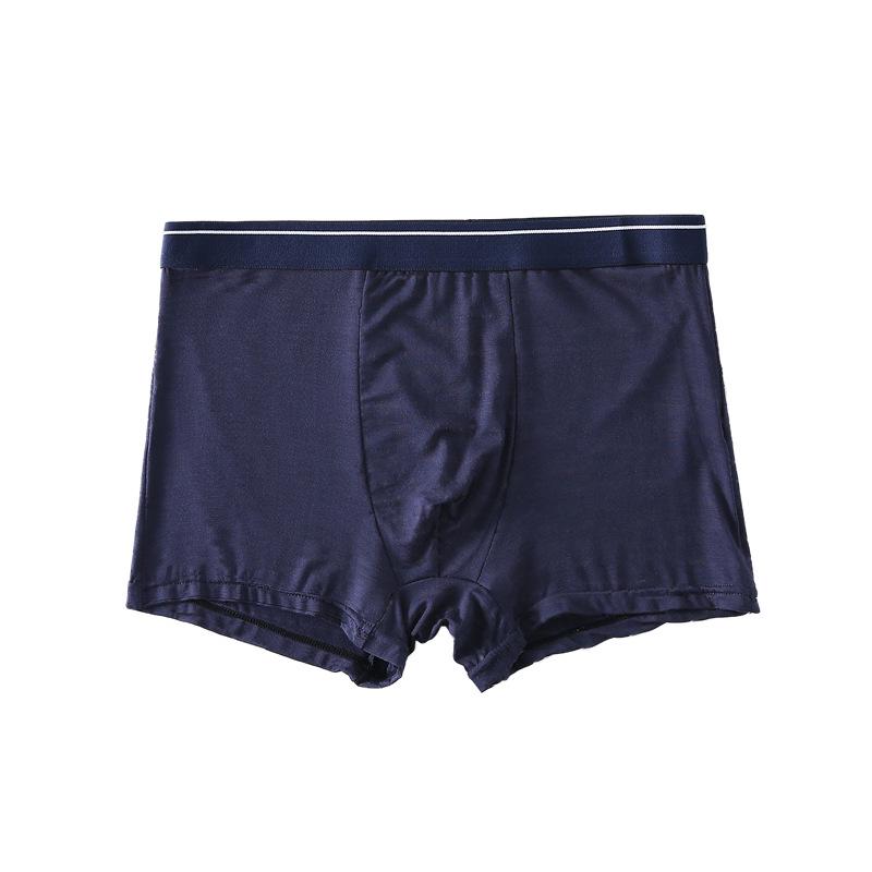 Men's Mid-Rise Pure Cotton Breathable Boxer Briefs - Youth Sports Trendy Style
