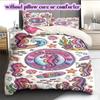Cute animals surfing Pattern Bedding,Quilt Set Quilt Cover Pillowcase Home Birthday Gift (1*duvet cover+2*pillowcase,without core)