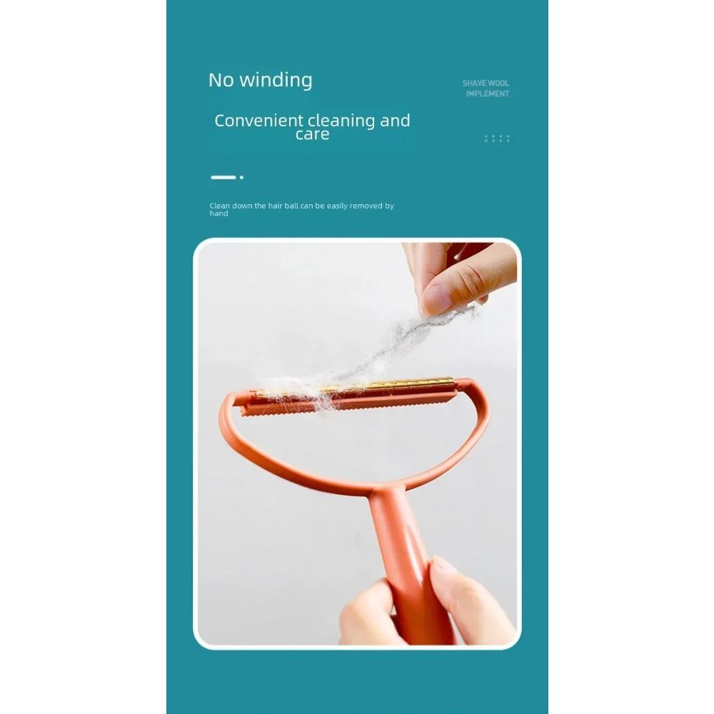 JOYBLISS Manual Clothing Lint Remover Home Use Plastic Metal Material No Battery Required Coats Hats Lint Trimmer