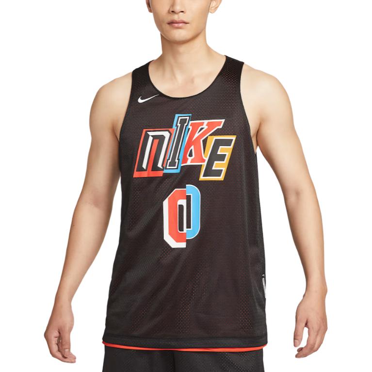 Nike Standard Issue Dri-Fit Reversible Round Neck Sleeveless Basketball Jersey Men Tops IH9272-010