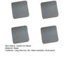4Pcs Install Iron Display Accessories Anti-corrosive Blocks Extended Laptop Expansion Screen Accessories Computer