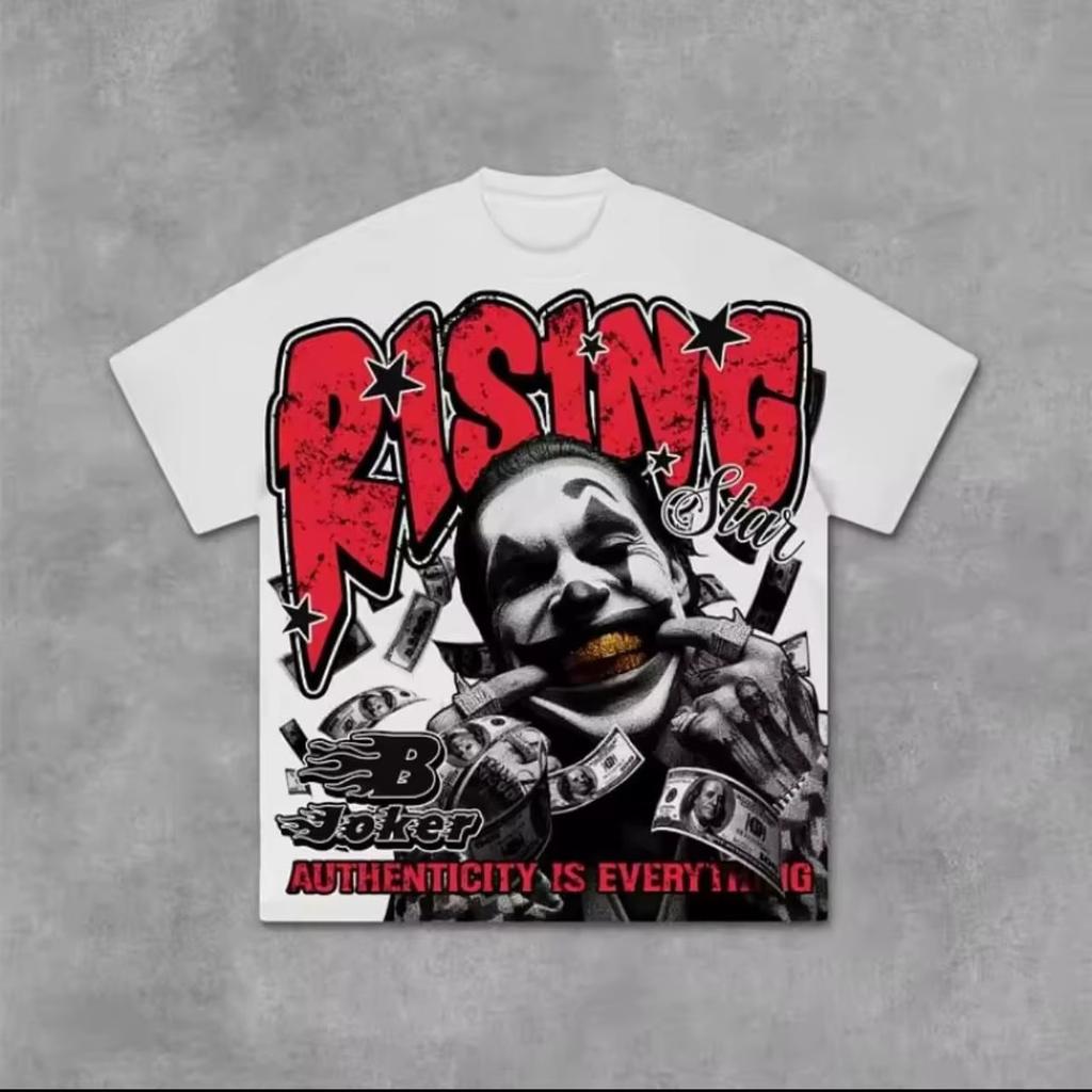 Pure Cotton Mens Y2k Clothing Hiphop Rock Band Punk Goth Fashion Casual Printed Tshirt Vintage Aesthetic Harajuku Streetwear
