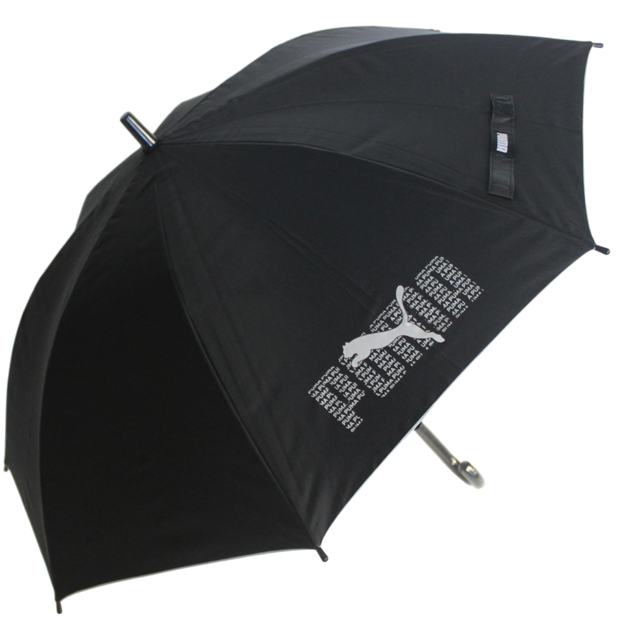 

Puma Rain or Shine Jump Umbrella with Silver 58cm x PBP75JP58 Children s Lining, 8R, Black, чёрный