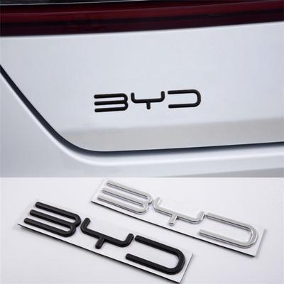 For BYD Letter Metal Car Stickers: Tang DM, Han Qin PLUS, Yuan Pro, Song MAX, Rear Logo and Body Logo Modification