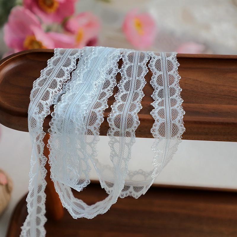 Colorful Polyester Lace Trim for DIY Doll Dress & Lolita Accessories
