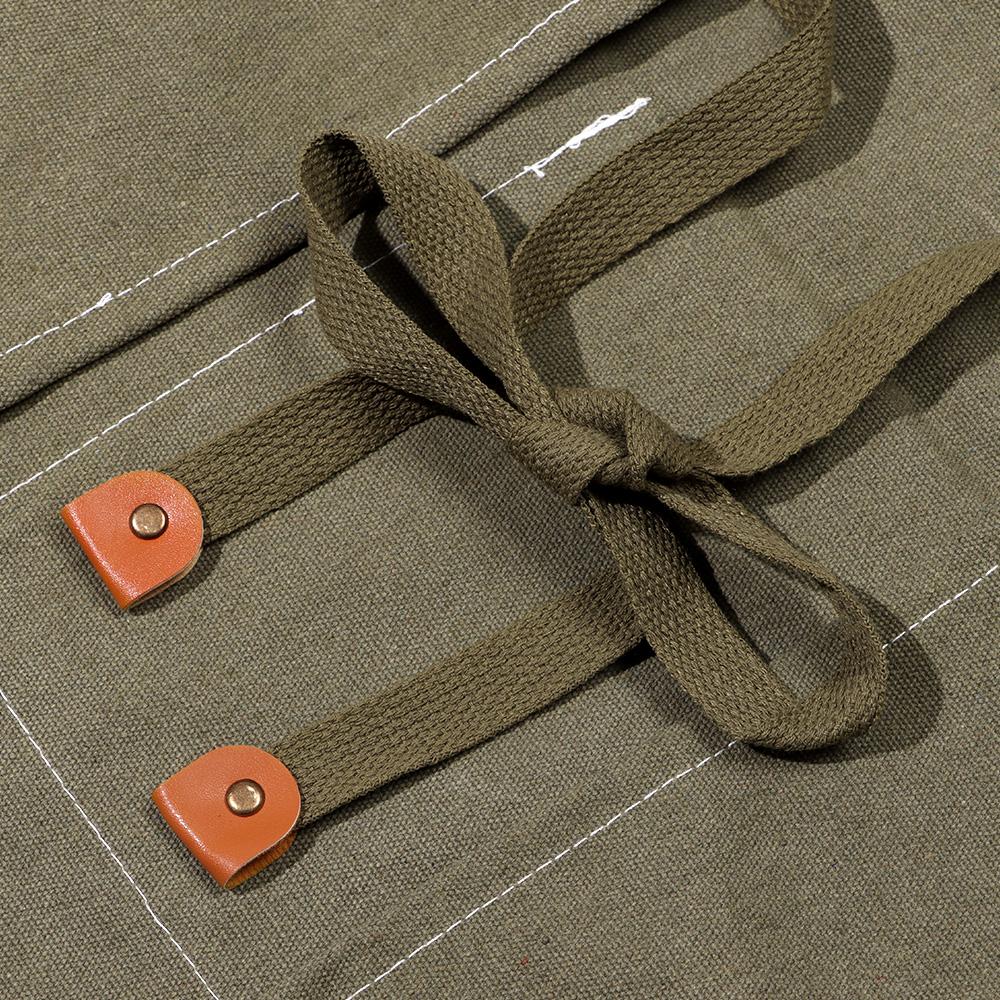 Șorț barista din pânză pentru coafură antifouling pentru bărbați, din pânză, rezistent la picături de apă