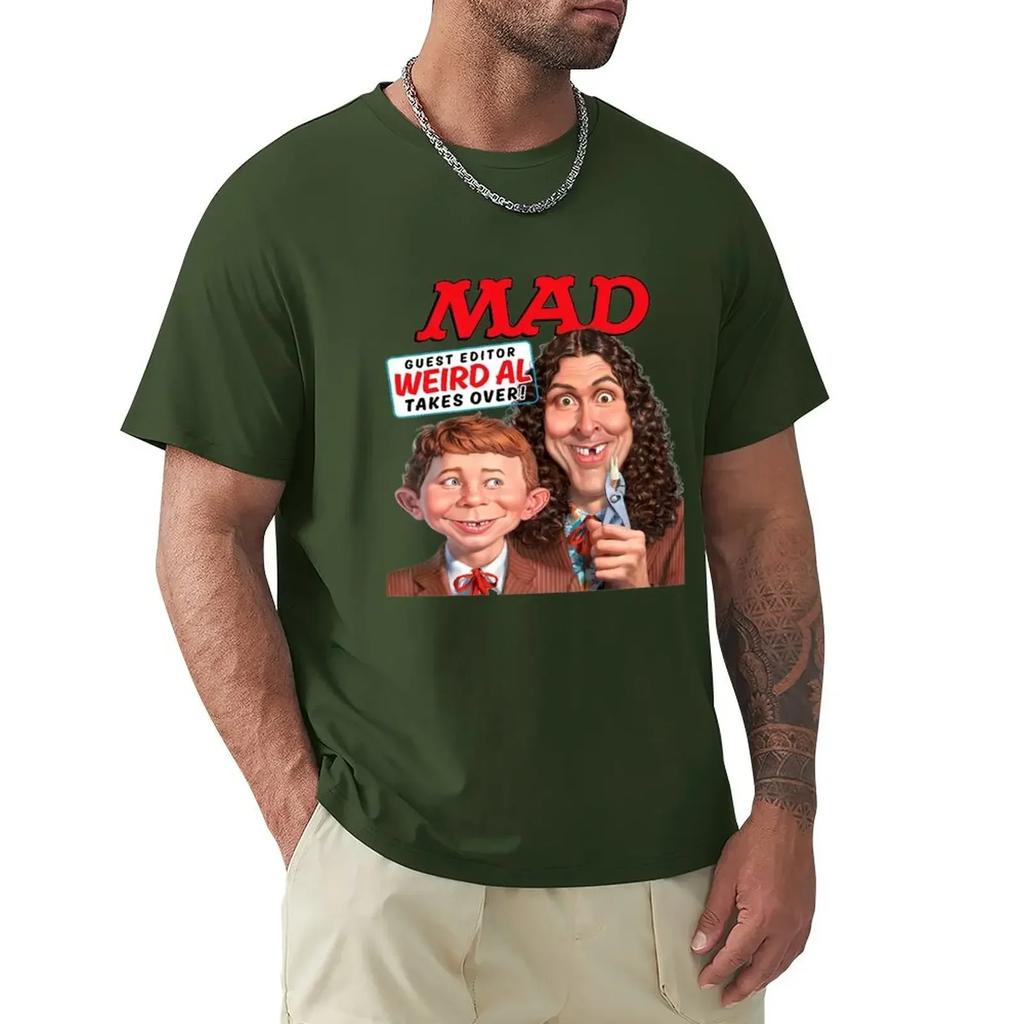 clothing harajuku MAD Guest Editor Weird Al Takes Over T-Shirt Blouse cute clothes edition cotton t shirts
