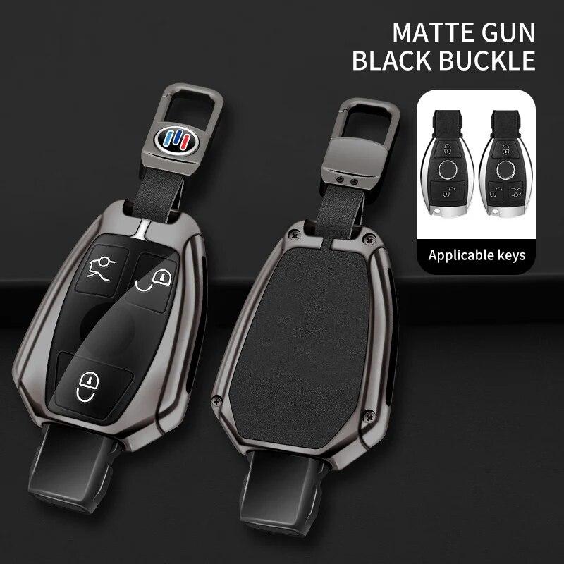 Zinc Alloy Car Remote Key Case Cover Shell Fob for Mercedes Benz A B C E Class GLA CLA GLC CLS W204 W221 W205 W176 W212 W463 AMG