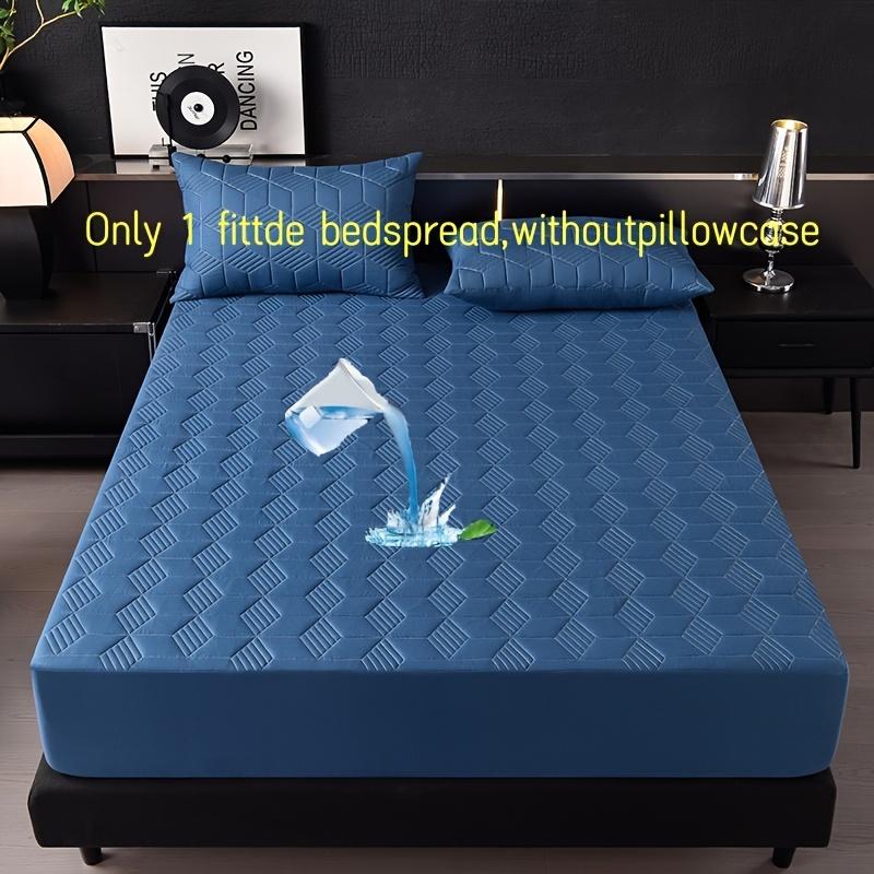 

1 шт. Роскошная и ультракомфортная мягкая простыня на резинке с плетеной отделкой, высококачественный наматрасник однотонного цвета, полный чехол-протектор для матраса 90cm*200cm темно-серого