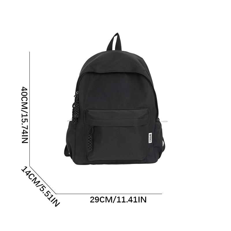 Ny vattentät nylon damryggsäck kvinnlig reseväska ryggsäckar skolväska för tonårsflickor enfärgad bokväska mochila bokväska