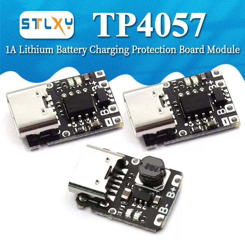 Type-C Li-ion Charger Board TP4057 A Charge Current Overcharge Protection With Temperature Control