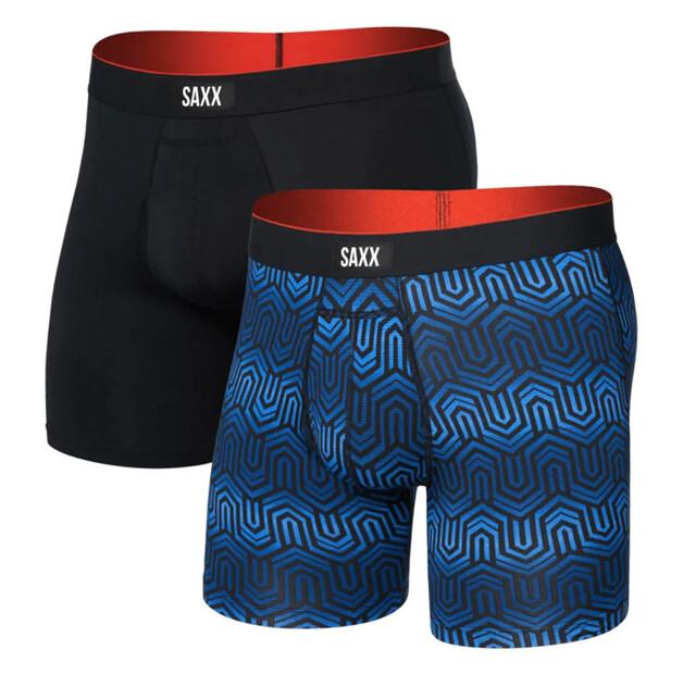 SAXX Underwear Boxer Briefs Multi-Sport Mesh Brief Fly 2 Units