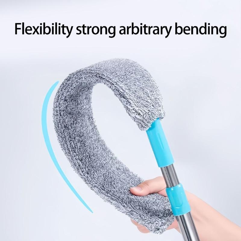 Flexible Cleaning Tool Long Handle MultiSurfaces Dusting Brush Home Use Furniture Floor Car Interior Duster