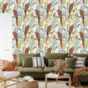 Wallpaper Beautiful colorful parrots for living room and bedroom 50x1000