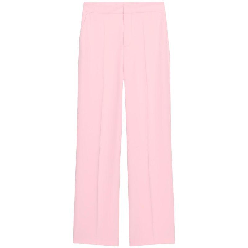 Zaprha 2025 New Arrival Elegant Plaid Suit Pants Straight High Waist Casual Pants Women's Drooping Slimming 3421324