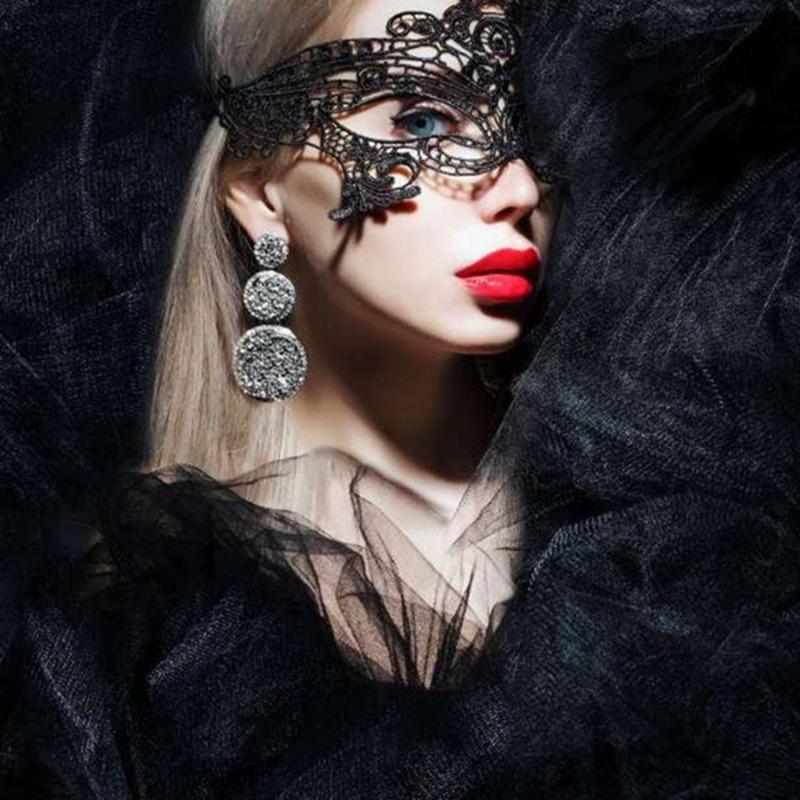 Damen Augen Gesichtsmaske Maskenball Kostüm Halloween Kostüm Sexy Partymasken Spitze Sexy Kostüme Party Masken Zubehör
