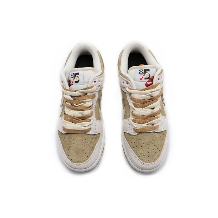 Nike Dunk Low SE '85' Low top Skateboard Shoes Women's Brown White DO9457-100 (Team17-QD)