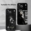S-Sombr Rap Singer Phone Case For IPhone 17 16 15 14 13 12 11 Pro Max Plus Mini Black Frosted Soft Shell Funda
