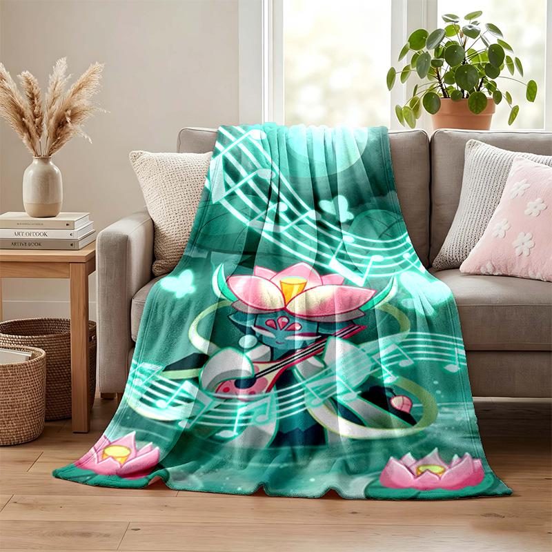 Cookie Run Kingdom deken Flanellen Deken Zacht Gezellig Pluche Plaid voor Bank Bed Lichtgewicht Woondecoratie Cadeaus voor Kerstmis diverse feestdagen