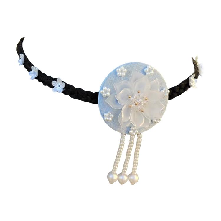Handmade Hair Accessories Colorful Elegant Hairpin Traditional Headband Suitable for Youthful Performers At Any Occasion