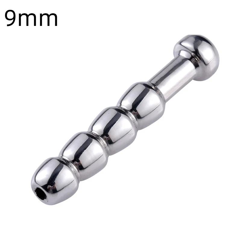 Urethral Dilatation Metal Catheters Anal Beads For Male Sex Toy Butt Plug 5/6/7/8/9/10/11Mm Penis Stimulation Horse Eye Stick