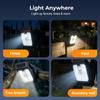 2026 New Waterproof Solar Clip Light with Motion Sensor, Portable Outdoor LED Camping Light, Adjustable Clip On Light for Garden, Garage,
