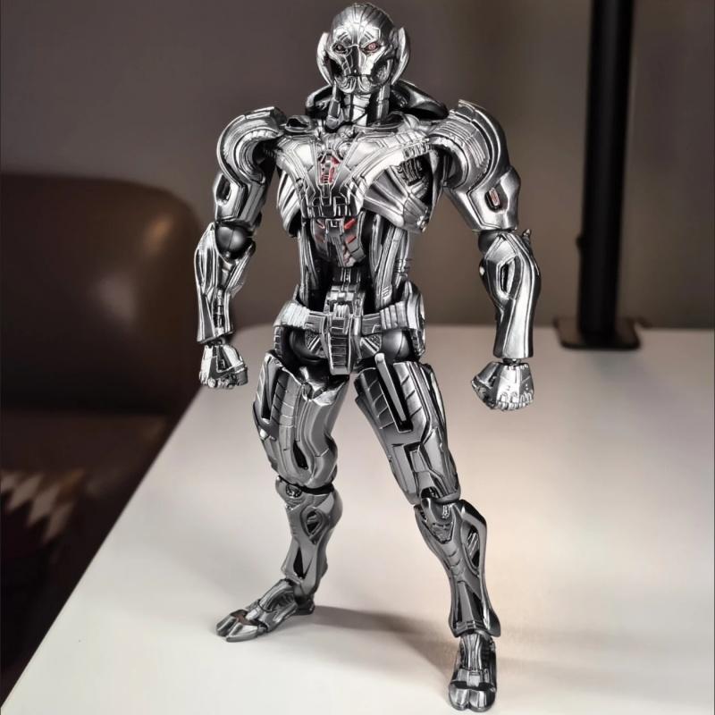 AC Factory 16cm Ultron Action Figures Kaiyodo Amazing Yamaguchi Avengers Anime Collection Ko Model  Gift Toys