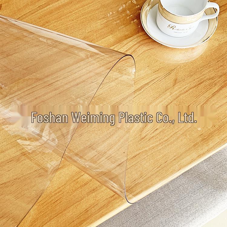 Waterproof Oil-Proof High-Temperature Resistant Transparent PVC Table Protector Mat