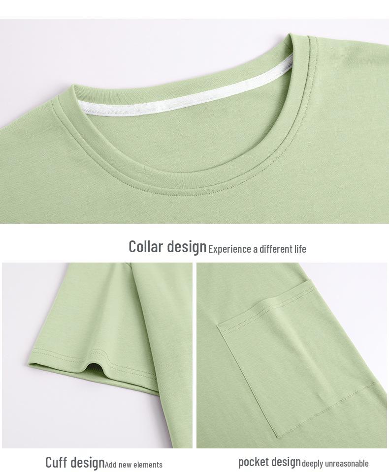 Women's Summer Cotton Loose Casual Short Sleeve Nightdress